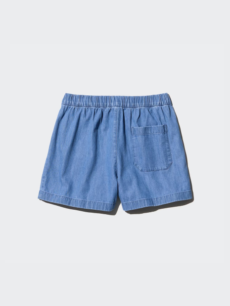 Жіночі джинсові шорти UNIQLO з кишенями 1159845063 (Блакитний S)