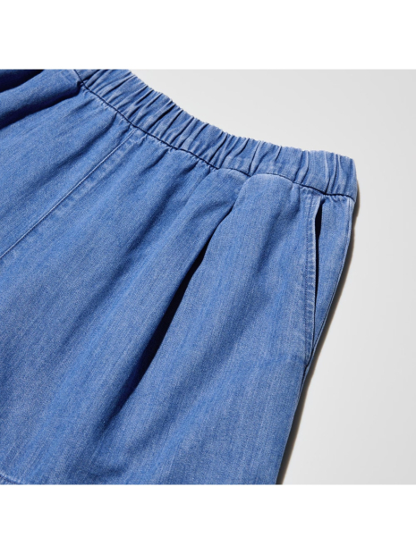 Жіночі джинсові шорти UNIQLO з кишенями 1159845063 (Блакитний S)