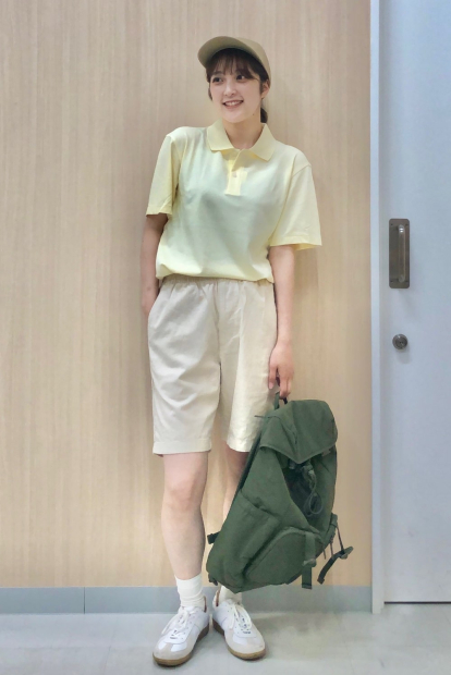 Легкие шорты из льняной смеси UNIQLO 1159846162 (Молочный XL)