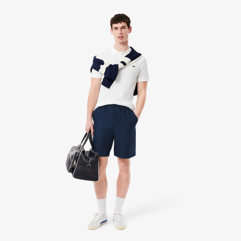 Мужские льняные шорты Lacoste 1159848599 (Синий XXL)