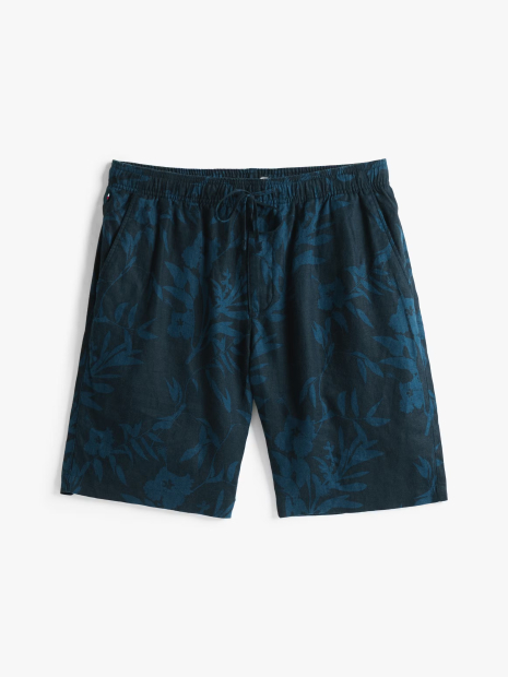 Мужские льняные шорты Tommy Hilfiger 1159849068 (Черный/Синий 38)