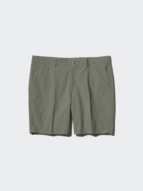 Эластичные шорты UNIQLO 1159849109 (Зеленый L)