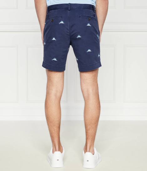 Мужские шорты Polo Ralph Lauren с вышивкой 1159849960 (Синий 42)