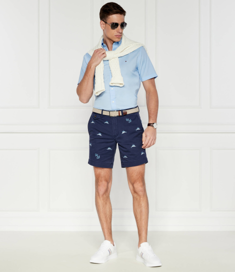 Мужские шорты Polo Ralph Lauren с вышивкой 1159849960 (Синий 42)