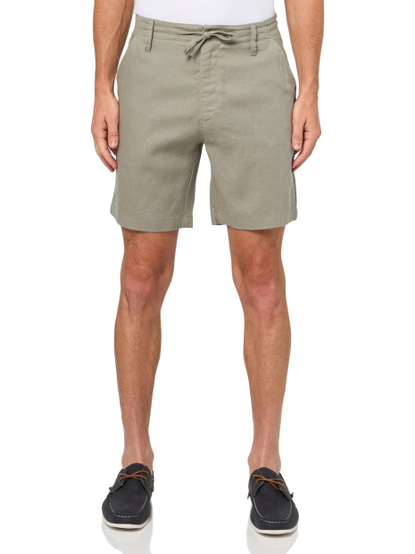 Мужские шорты GUESS из смеси льна 1159851027 (Зеленый 33)