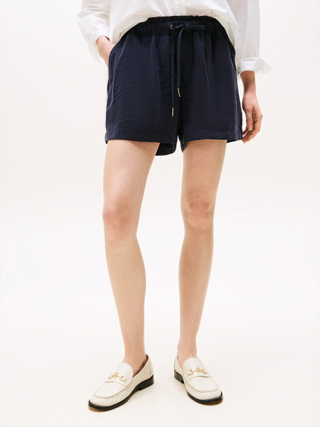 Легкие летние шорты Tommy Hilfiger 1159852121 (Синий S)