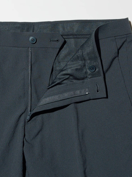 Еластичні шорти UNIQLO в клітину 1159852380 (Синій M)