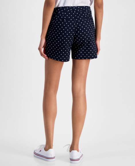 Жіночі шорти Tommy Hilfiger з принтом 1159855645 (Блакитний 4)