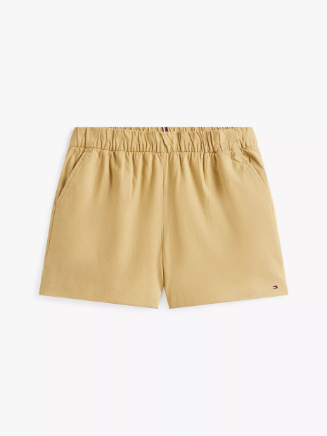 Женские шорты Tommy Hilfiger из смеси льна и хлопка 1159856072 (Бежевый S)