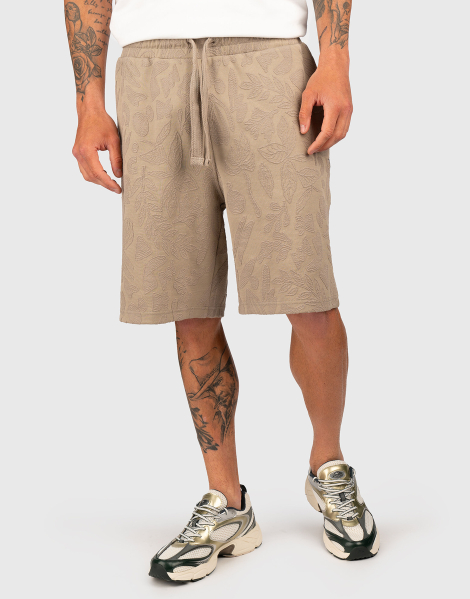 Мужские жаккардовые шорты GUESS 1159859533 (Бежевый M)