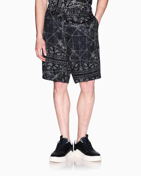 Чоловічі шорти Armani Exchange з принтом 1159859914 (Чорний 31)