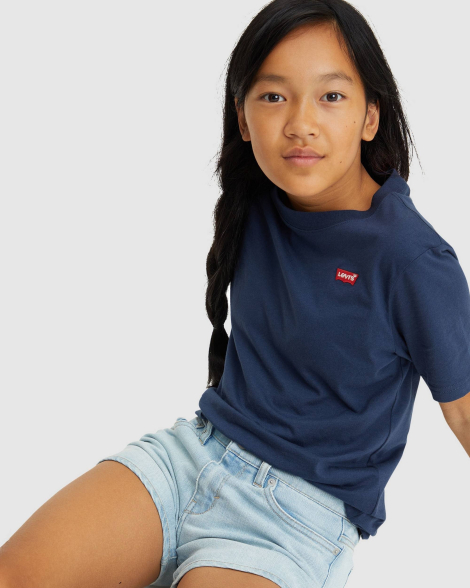 Детские джинсовые шорты Levi's 1159862318 (Голубой 12) на рост 147-155 см