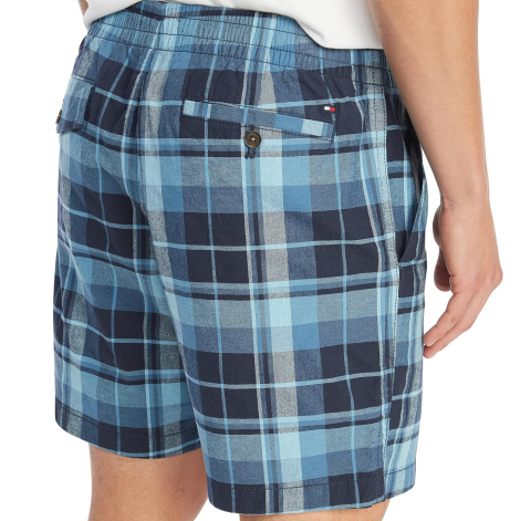 Шорты мужские Tommy Hilfiger в клетку 1159913004 (Синий XL)