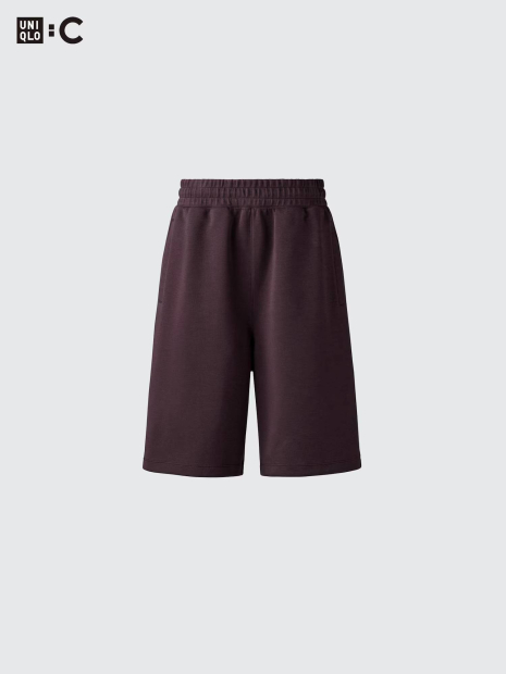 Широкие спортивные шорты UNIQLO 1159936952 (Коричневый L)