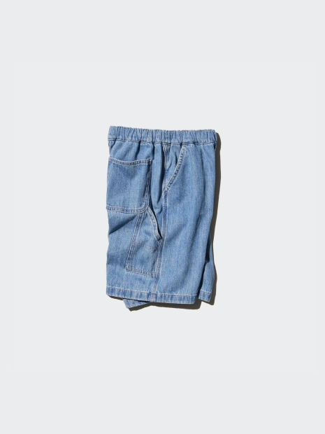 Дитячі шорти джинсові UNIQLO 1161017521 (Синій 11-12) на зріст 145-155 см