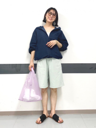 Мужские легкие шорты UNIQLO DRY-EX 1159842140 (Зеленый XL)