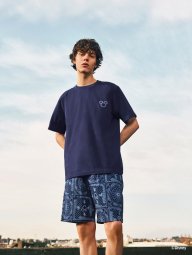 Легкие шорты Disney in Blue от UNIQLO с принтом 1159842260 (Синий S)