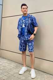 Легкие шорты Disney in Blue от UNIQLO с принтом 1159842260 (Синий S)
