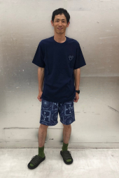 Легкие шорты Disney in Blue от UNIQLO с принтом 1159842260 (Синий S)