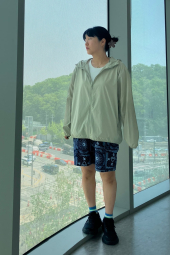 Легкие шорты Disney in Blue от UNIQLO с принтом 1159842260 (Синий S)