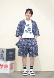 Легкие шорты Disney in Blue от UNIQLO с принтом 1159842260 (Синий S)