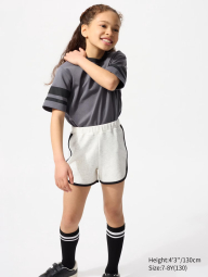 Детские шорты UNIQLO 1159843936 (Серый 145-155)