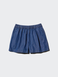 Женские джинсовые шорты UNIQLO с карманами 1159844525 (Синий S)