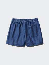 Женские джинсовые шорты UNIQLO с карманами 1159844525 (Синий S)