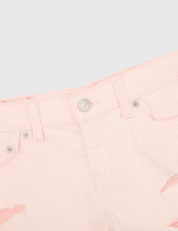 Джинсовые шорты Levi's для девочек 1159845865 (Розовый 6X)