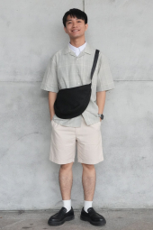 Легкие шорты из льняной смеси UNIQLO 1159846162 (Молочный XL)