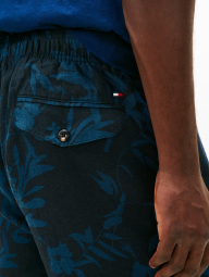 Мужские льняные шорты Tommy Hilfiger 1159849068 (Черный/Синий 38)