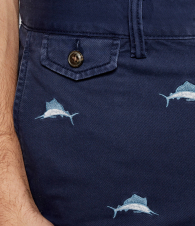 Мужские шорты Polo Ralph Lauren с вышивкой 1159849960 (Синий 42)