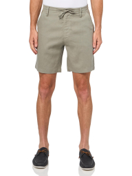 Мужские шорты GUESS из смеси льна 1159851027 (Зеленый 33)