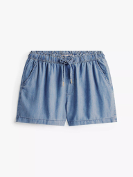 Легкие летние шорты Tommy Hilfiger 1159851387 (Синий S)