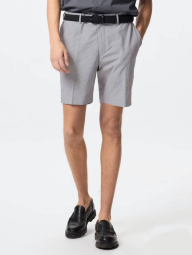 Еластичні шорти UNIQLO в клітину 1159852382 (Сірий XXL)