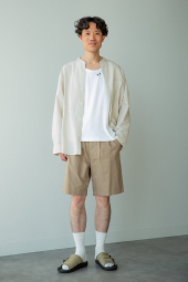 Легкі шорти із лляної суміші UNIQLO 1159854977 (Бежевий XXL)