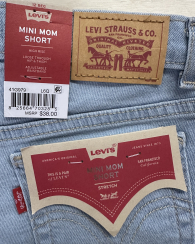 Детские джинсовые шорты Levi's 1159862318 (Голубой 12) на рост 147-155 см