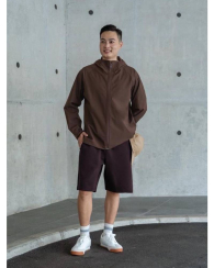 Широкие спортивные шорты UNIQLO 1159936952 (Коричневый L)