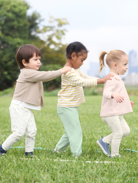 Детские штаны в рубчик UNIQLO леггинсы с принтом 1159859768 (Молочный 3-6М) на рост 55-65 см