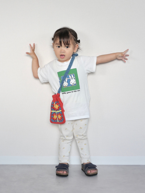 Детские штаны в рубчик UNIQLO леггинсы с принтом 1159859768 (Молочный 3-6М) на рост 55-65 см