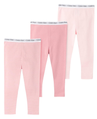 Комплект лосин для детей Calvin Klein штаны 1159838183 (Розовый 0-3M)