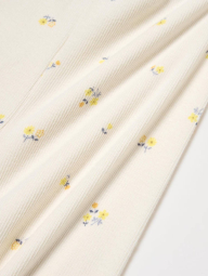 Детские штаны в рубчик UNIQLO леггинсы с принтом 1159859768 (Молочный 3-6М) на рост 55-65 см