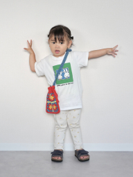 Детские штаны в рубчик UNIQLO леггинсы с принтом 1159859768 (Молочный 3-6М) на рост 55-65 см