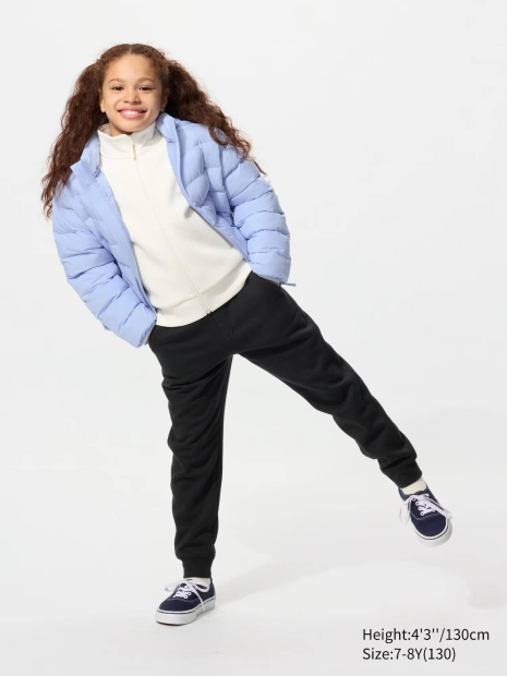 Утепленные детские штаны UNIQLO с мехом 1159858215 (Черный 13) на рост 155-165 см