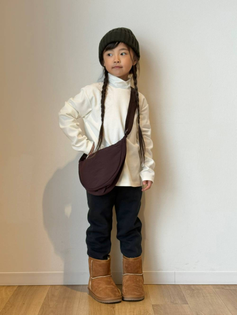 Утепленные детские штаны UNIQLO с мехом 1159858215 (Черный 13) на рост 155-165 см