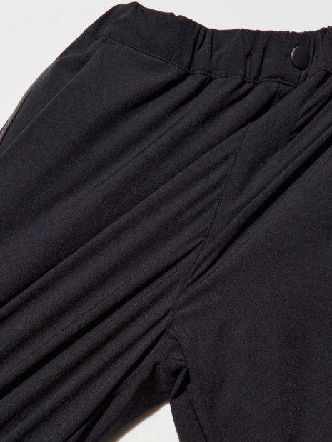 Теплые спортивные штаны UNIQLO джоггеры на флисе 1159858286 (Черный 13) на рост 155-165 см