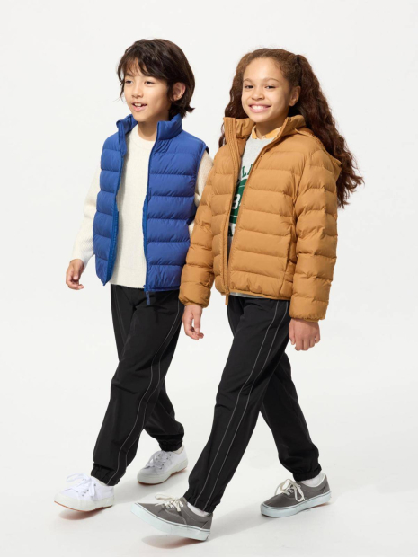 Теплые спортивные штаны UNIQLO джоггеры на флисе 1159858286 (Черный 13) на рост 155-165 см