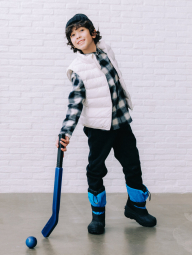 Утепленные детские штаны UNIQLO с мехом 1159858215 (Черный 13) на рост 155-165 см