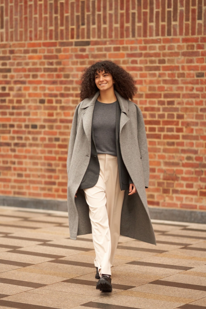 Широкі штани UNIQLO 1159839843 (Молочний XL)