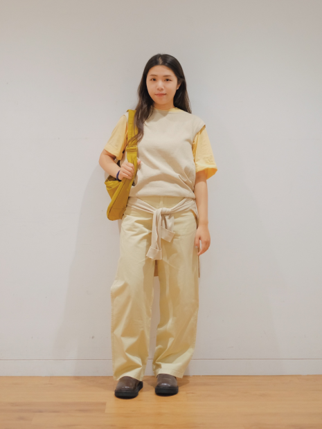 Стильные женские брюки UNIQLO 1159841679 (Бежевый 29)